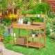 image 2 of Yaheetech Potting Bench Outdoor Garden Work Bench