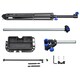 image 6 of Yaheetech Folding Bike Repair Stand Adjustable Height Black