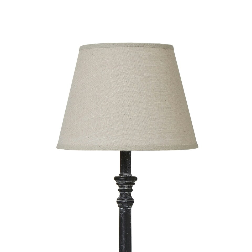 image 1 of Hill Interiors Isca Stem Table Lamp (UK Plug) - Grey - 41cm x 11cm x 11cm