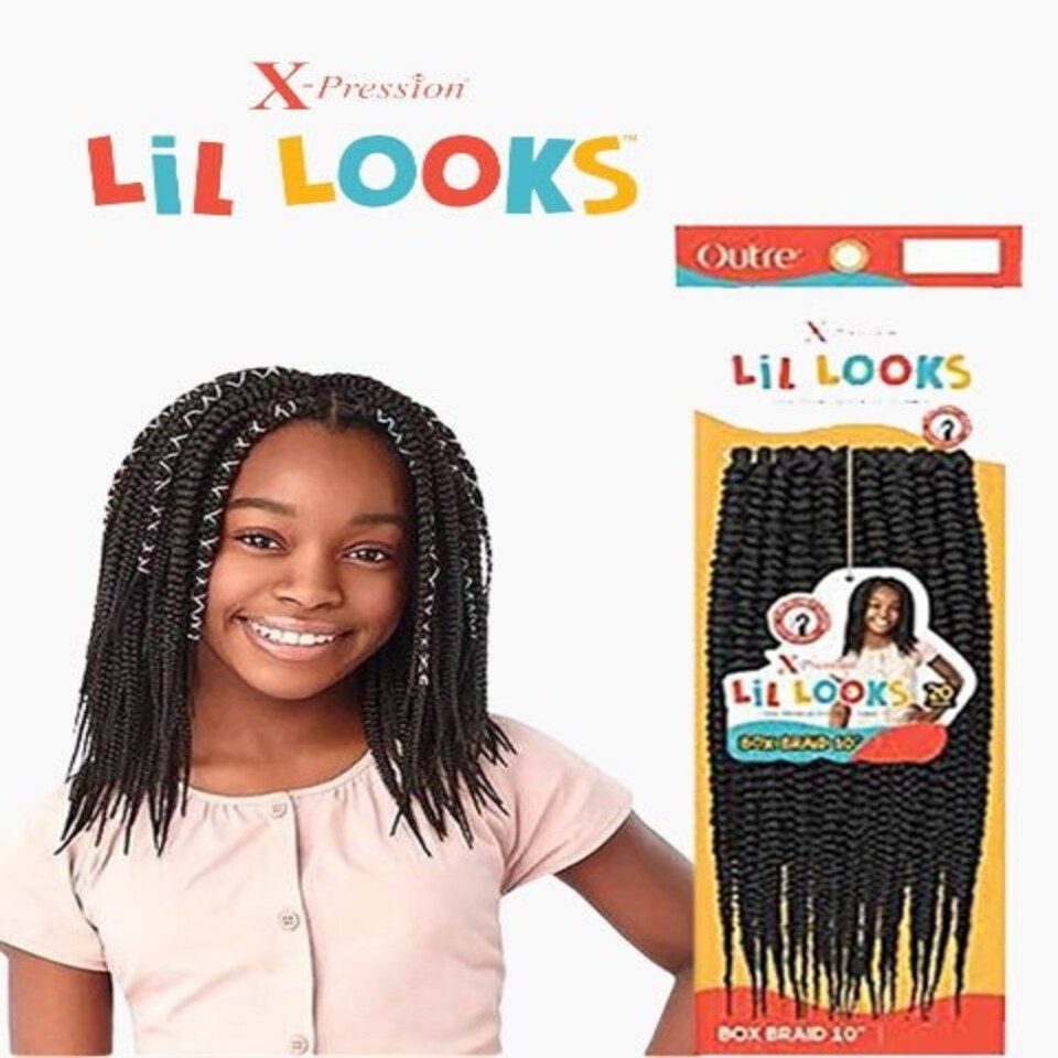 image 1 of X Pression Syn Lil Looks Box Braid Multi | 1 (Size 10) | One Size