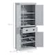 image 3 of HOMCOM Freestanding Kitchen Storage Cabinet Drawers Cupboards Shelves Black