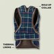 image 3 of HugglePets Legacy Tartan Dog Coat Multi | S