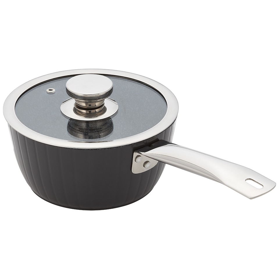 Judge 18cm Evertough Anodised Non-Stick Saucepan 1.6L