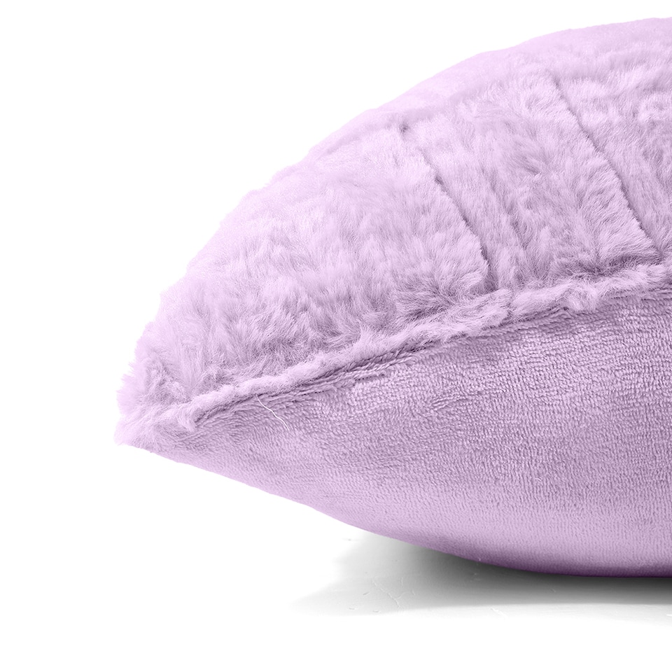 image 1 of Living and Home 3Pcs Duvet Cover and Pillowcases Bedding Set, King- Purple | Purple | King