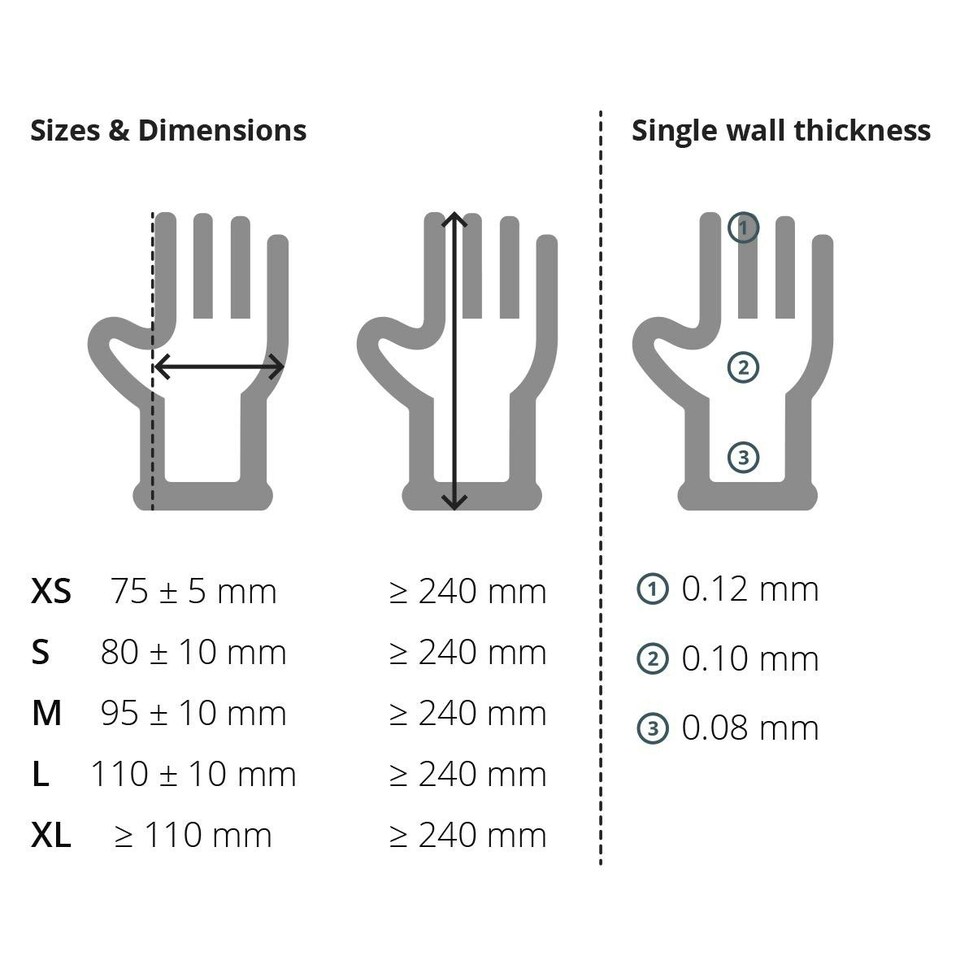 image 1 of Touchguard Natural Latex Powder Free Gloves - Box of 100x Cream | Large