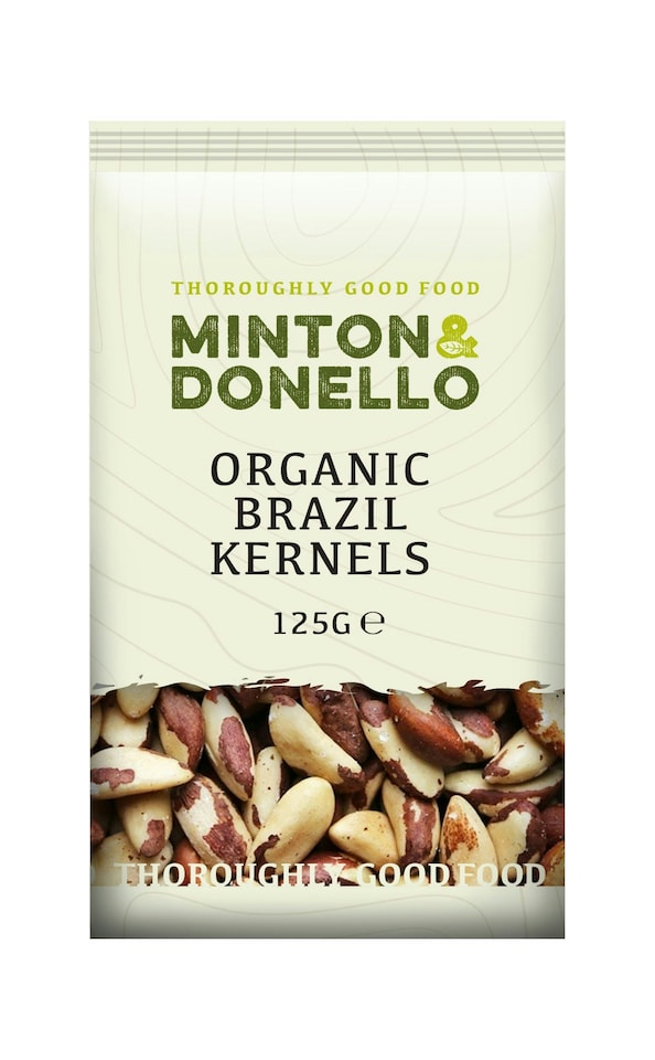 image 1 of Minton & Donello Organic Brazil Nut Kernels 6 x 125g
