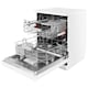 image 7 of SPARES2GO Cutlery Cage Basket compatible with Hotpoint Dishwasher (Grey, Removable Handle, 225mm)