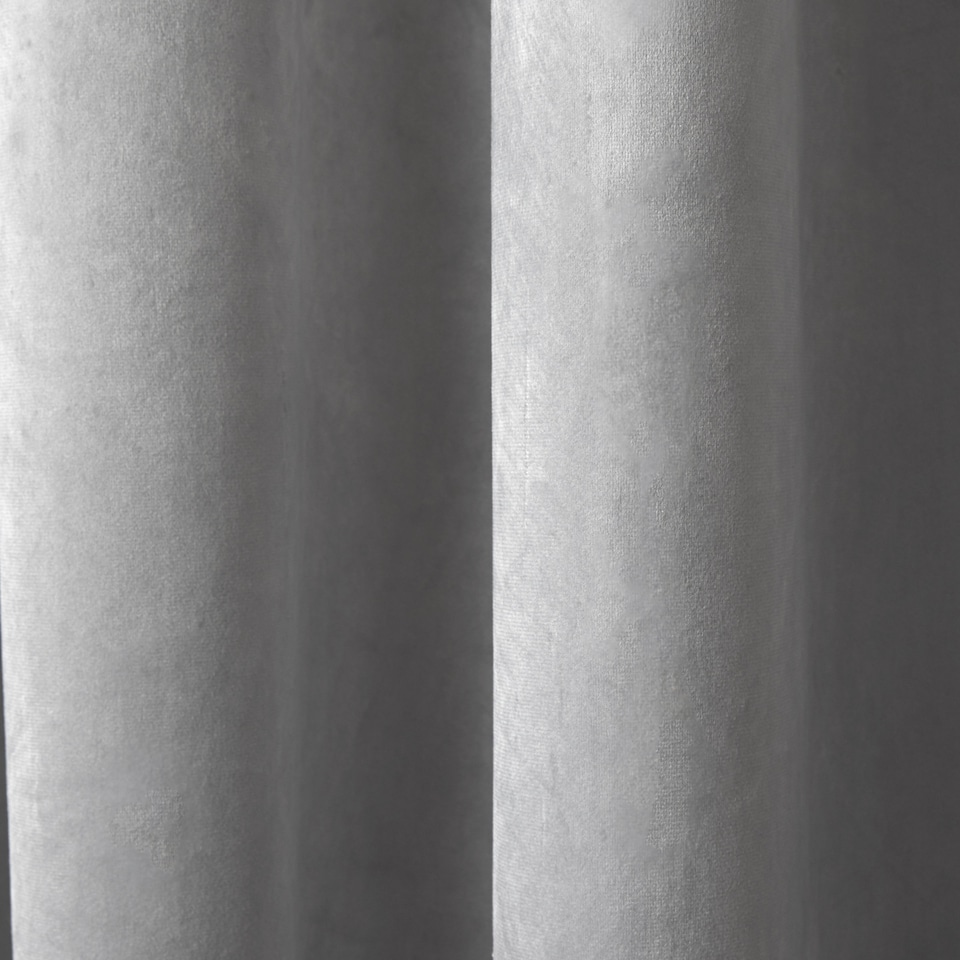 image 1 of Laurence Llewelyn-Bowen Montrose Eyelet Curtains Silver
