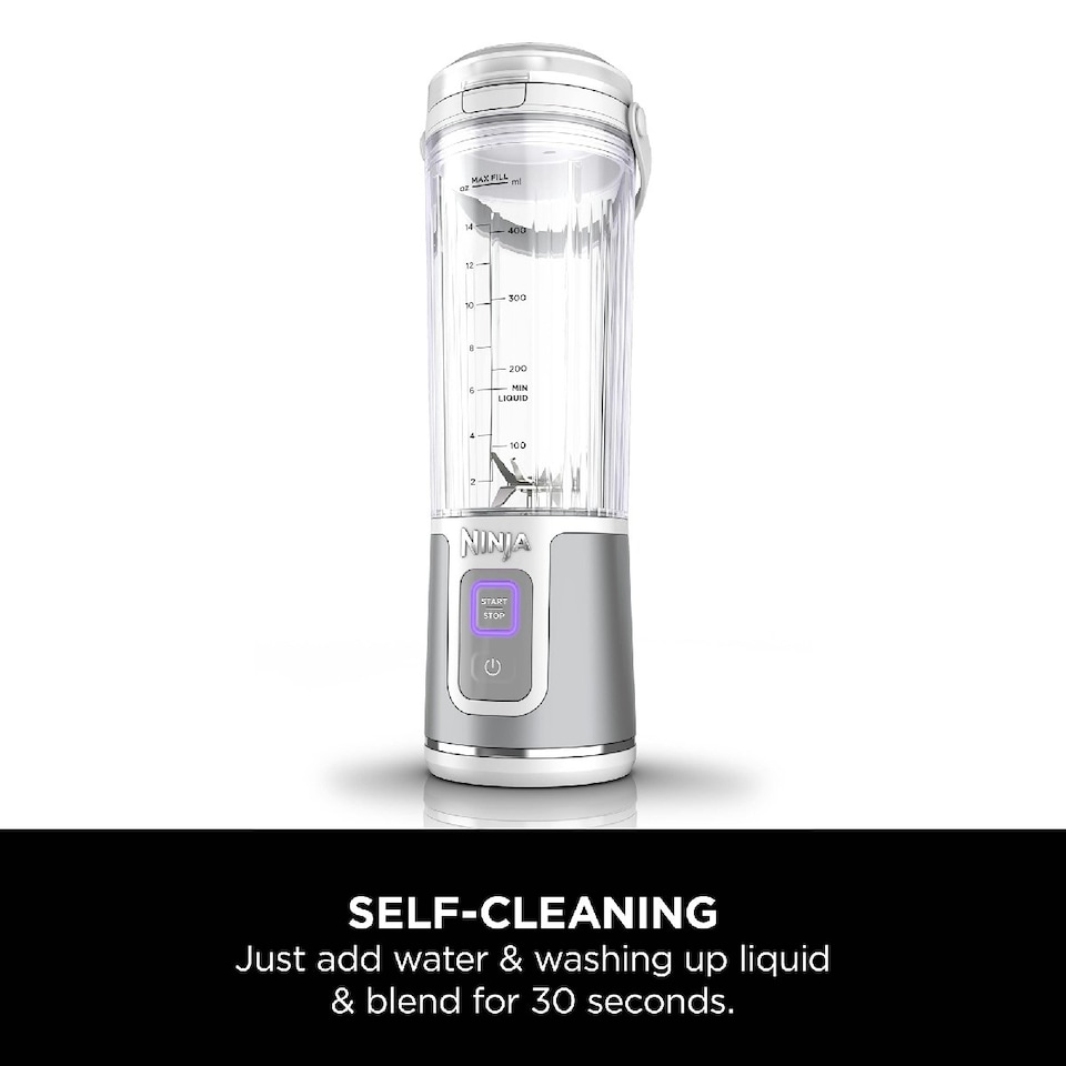 image 1 of Ninja Blast Cordless Portable Blender in White BC151UKWH White