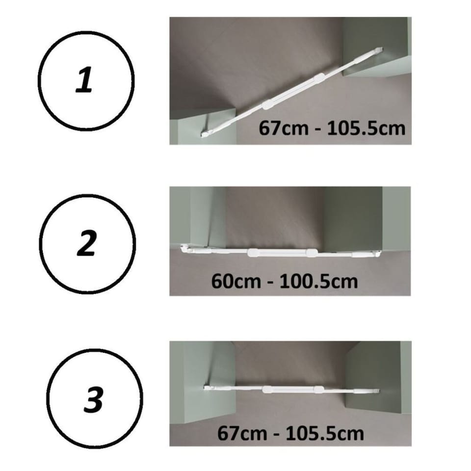 image 1 of Safetots Solution for Up and Down Staircases, White, Multi Panels, up to 122cm, and, Screw Fit Gate, 67cm - 105.5cm