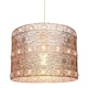 image 4 of Polished Copper Acrylic Gem Moroccan Style Chandelier Pendant Light Shade | Copper | Copper | 1