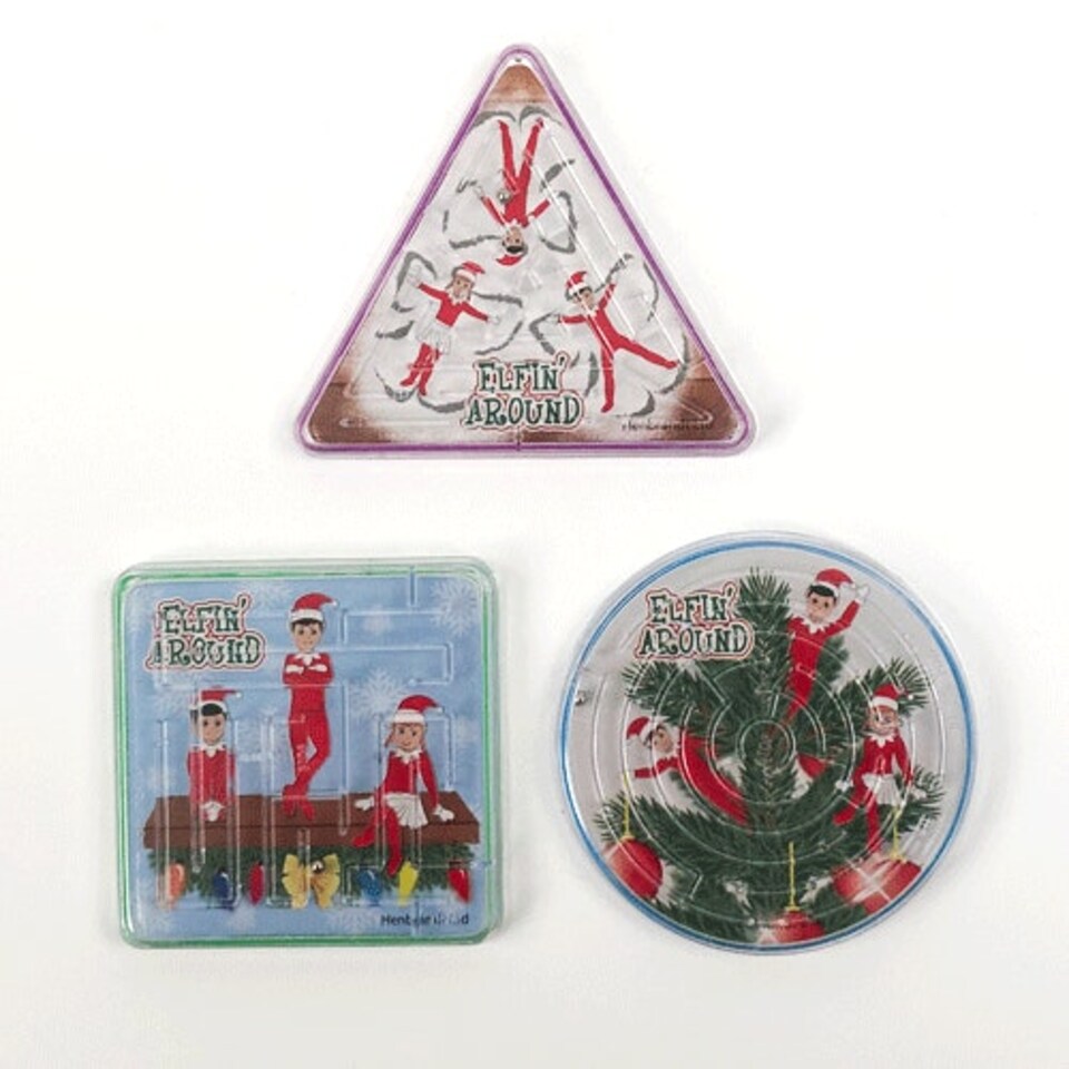 Elfin Around Assorted Christmas Puzzle Maze