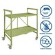 image 5 of Cleo Folding Serving Cart InOut Kiwi Green