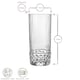 image 3 of Bormioli Rocco America '20s Highball Glasses - 480ml - Clear - Pack of 6 | Clear | Clear
