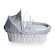 image 3 of Clair de Lune Grey Dimple White Wicker With White Rocking Stand