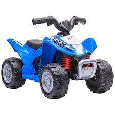 AIYAPLAY Electric Car for Kids, Honda Licensed Kids Electric Quad Bike, 6V Ride on Car ATV Toy with LED Light, Horn, for 1.5-3 Years, Blue