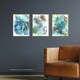 image 2 of Set Of 3 Watercolour Japanese Koi Carp Fish Pond Bathroom Wall Art Prints 12X16 Inch