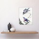image 4 of Blue Jay and a Purple Breasted Cotinga Schouman Wall Art Poster Print 12X16"