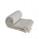 image 5 of Waffle Collection Recycled Cotton Throw in Ivory (50" x 60") Cream | Beige