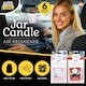 image 3 of 6pk Jar Candle Air Fresheners – New Car & Cotton Fresh Scents, Long-Lasting Odour Eliminators for Vehicles, Hanging Car Fresheners