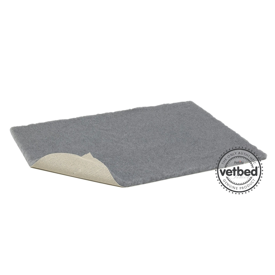image 1 of Petlife Vetbed Select (Non Slip) Soft Grey - Medium (100x75cm)