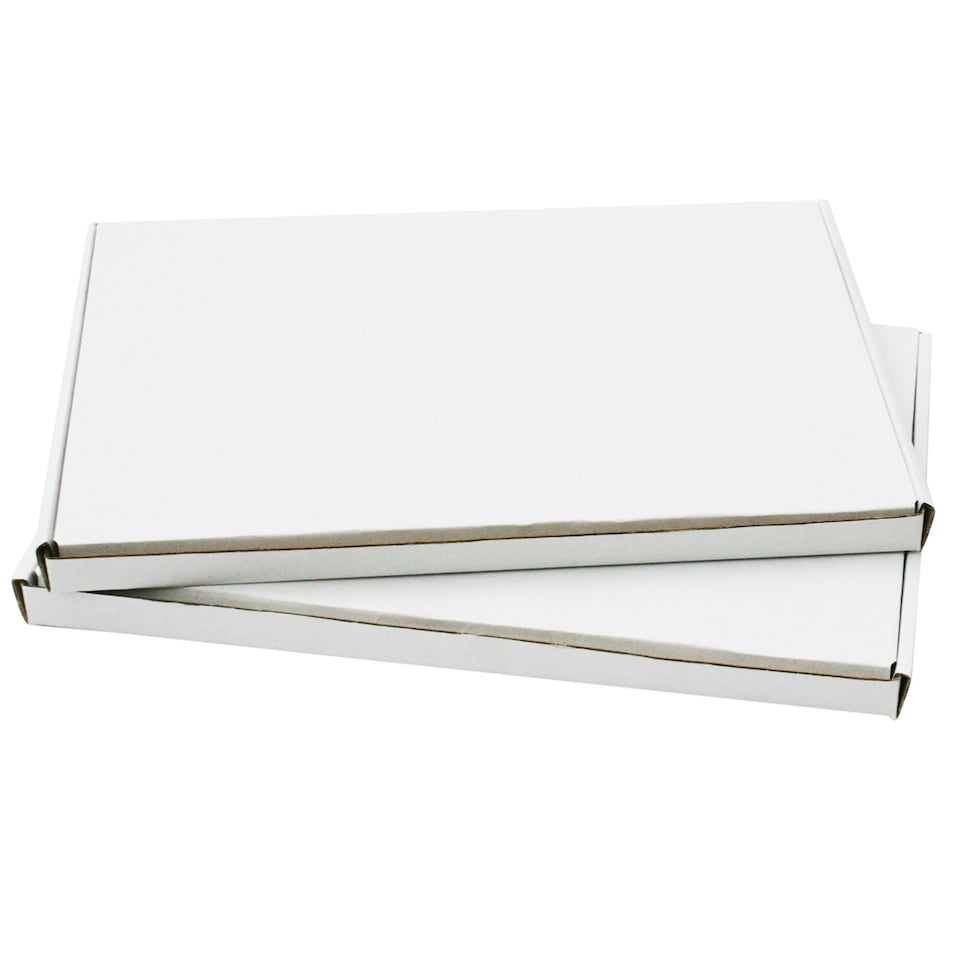 image 1 of 50 x White C6 (160x110x20mm) Strong Cardboard Large Letter Postal Mailing Shipping PIP Boxes White