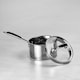 image 4 of ProChef 18cm Stainless Steel Saucepan with Glass Lid Induction & Oven Safe Silver