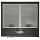 image 3 of SIA STE50BL 50cm Black Slimline Visor Cooker Hood Kitchen Extractor Fan