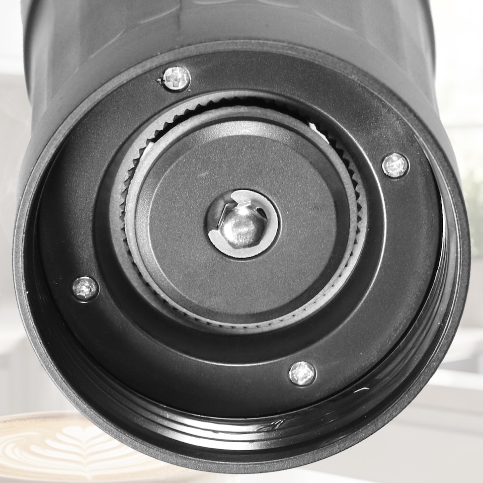 image 1 of SPARES2GO Manual Coffee Grinder Adjustable Ceramic Burr Kit for Aeropress, Espresso, Pour Over, French Press, Moka (30g Capacity)