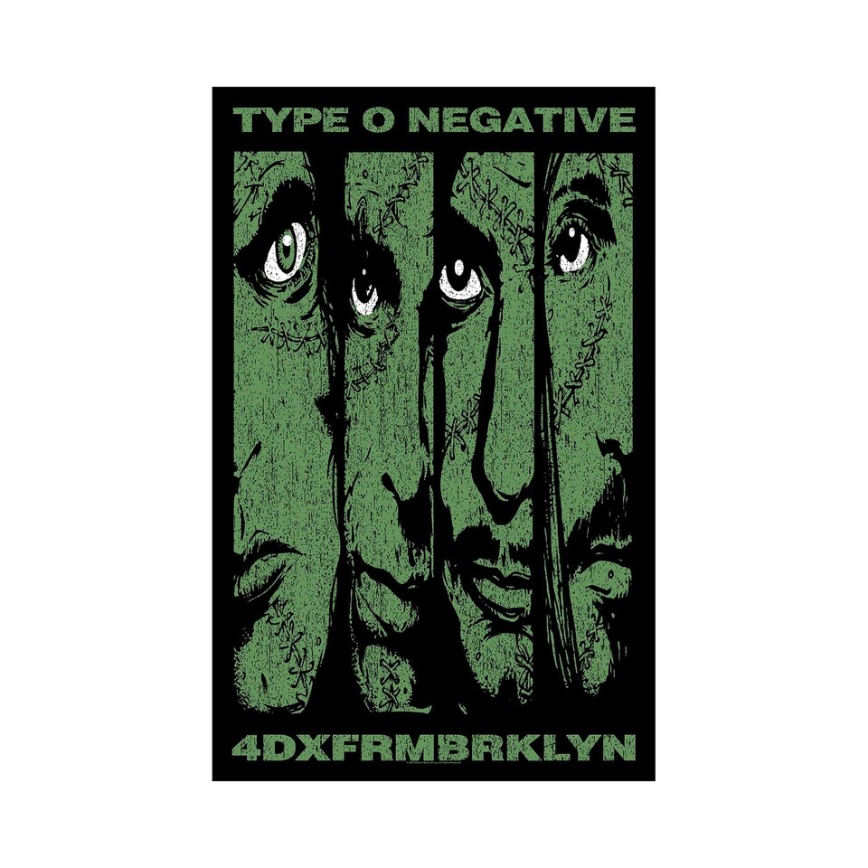 Type O Negative Textile Poster: 4DXFRMBRKLYN - Accessories