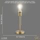 image 6 of Traditional and Classic Table Lamp Base in Antique Brass with Pull Cord Switch | Gold