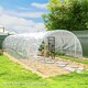 image 2 of Outsunny 6 X 10m UV Resistant Waterproof Plastic Polytunnel Cover, Clear