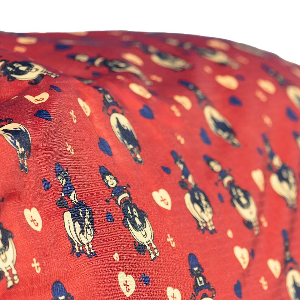 image 1 of Thelwell StormX Original 50 Balancing Act Standard-Neck 50g Horse Turnout Rug - Red/Navy - 4´ 9"
