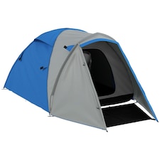 Outsunny 2 Man Camping Tent with Living Area, 2000mm Waterproof, Blue