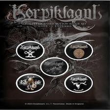 Korpiklaani Button Badge Pack: Raven - Pins & Badges N/A