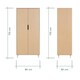 image 5 of Tutti Bambini Fika 3pc Room Set - Light Oak/White Sand