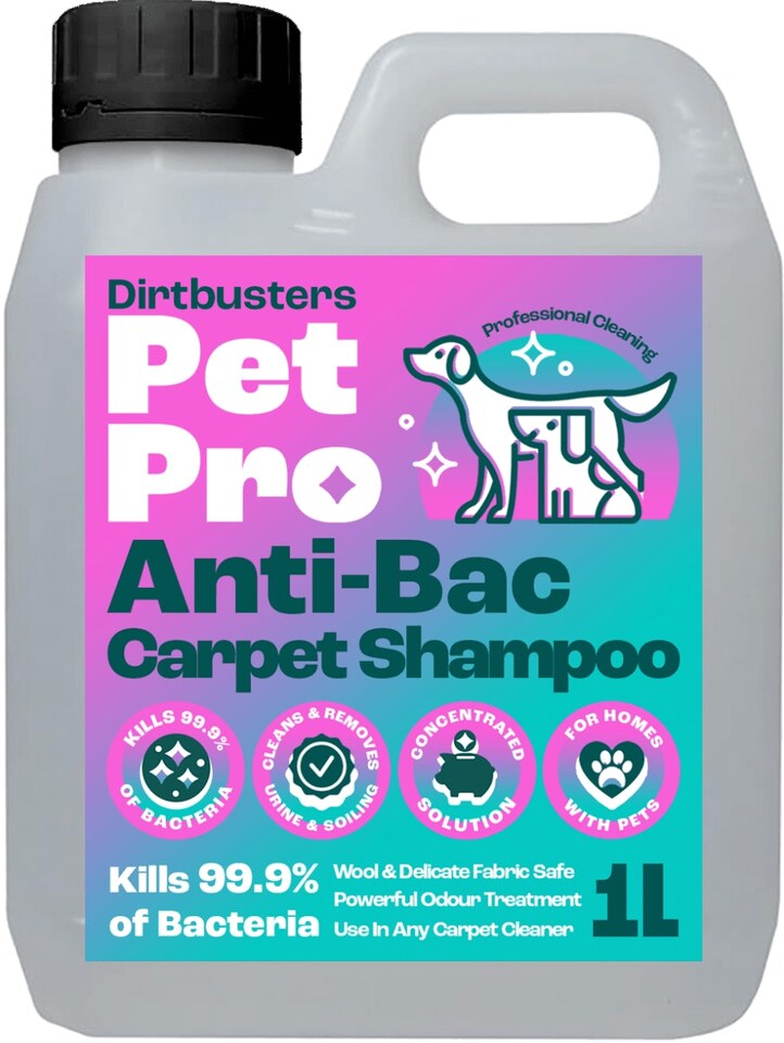 image 1 of Pet Pro Antibacterial Carpet Cleaning Shampoo (1L)