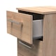 image 6 of Cornwall 3 Drawer Bedside Cabinet in Bardolino Oak (Ready Assembled) | Brown | Bardolino Oak