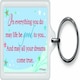 image 3 of The Big 60 Sentimental Keyring - Birthday Gift