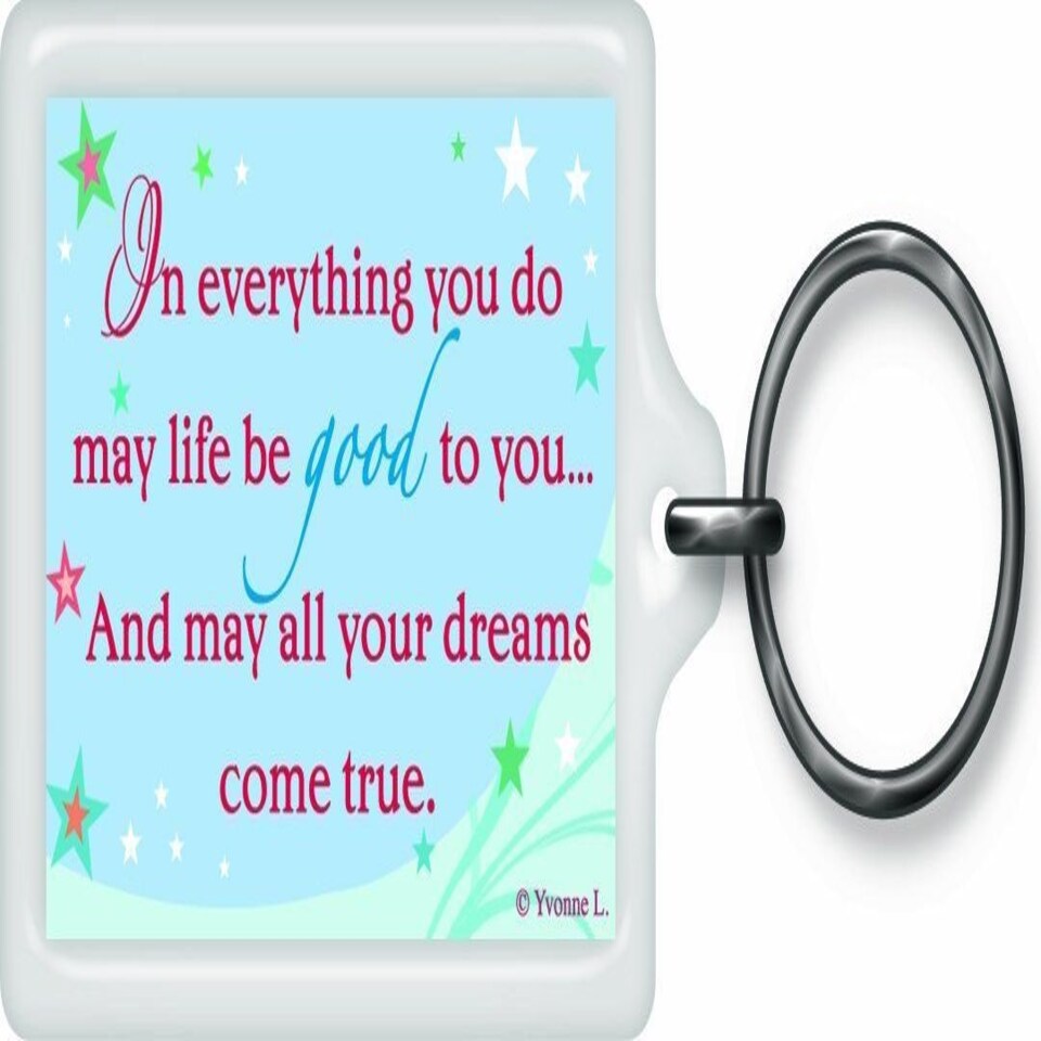 image 1 of The Big 60 Sentimental Keyring - Birthday Gift