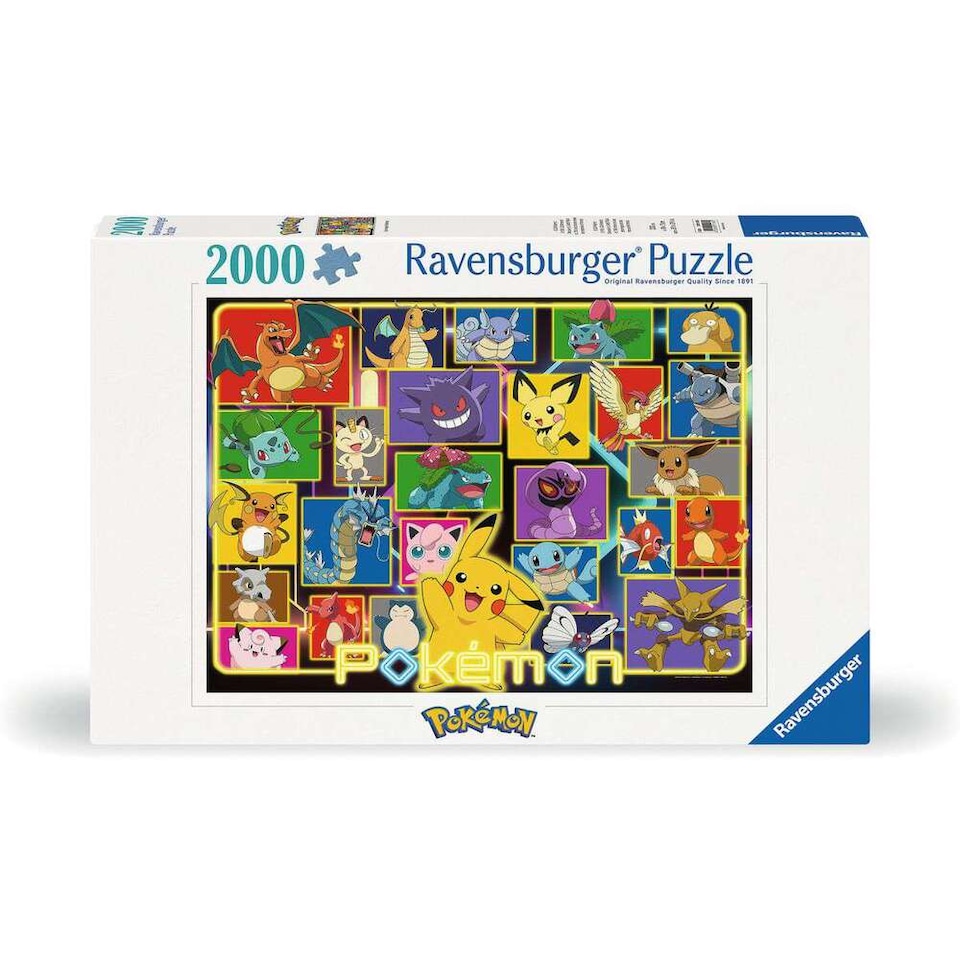 image 1 of Ravensburger Pokemon 2000 Piece Jigsaw Puzzle