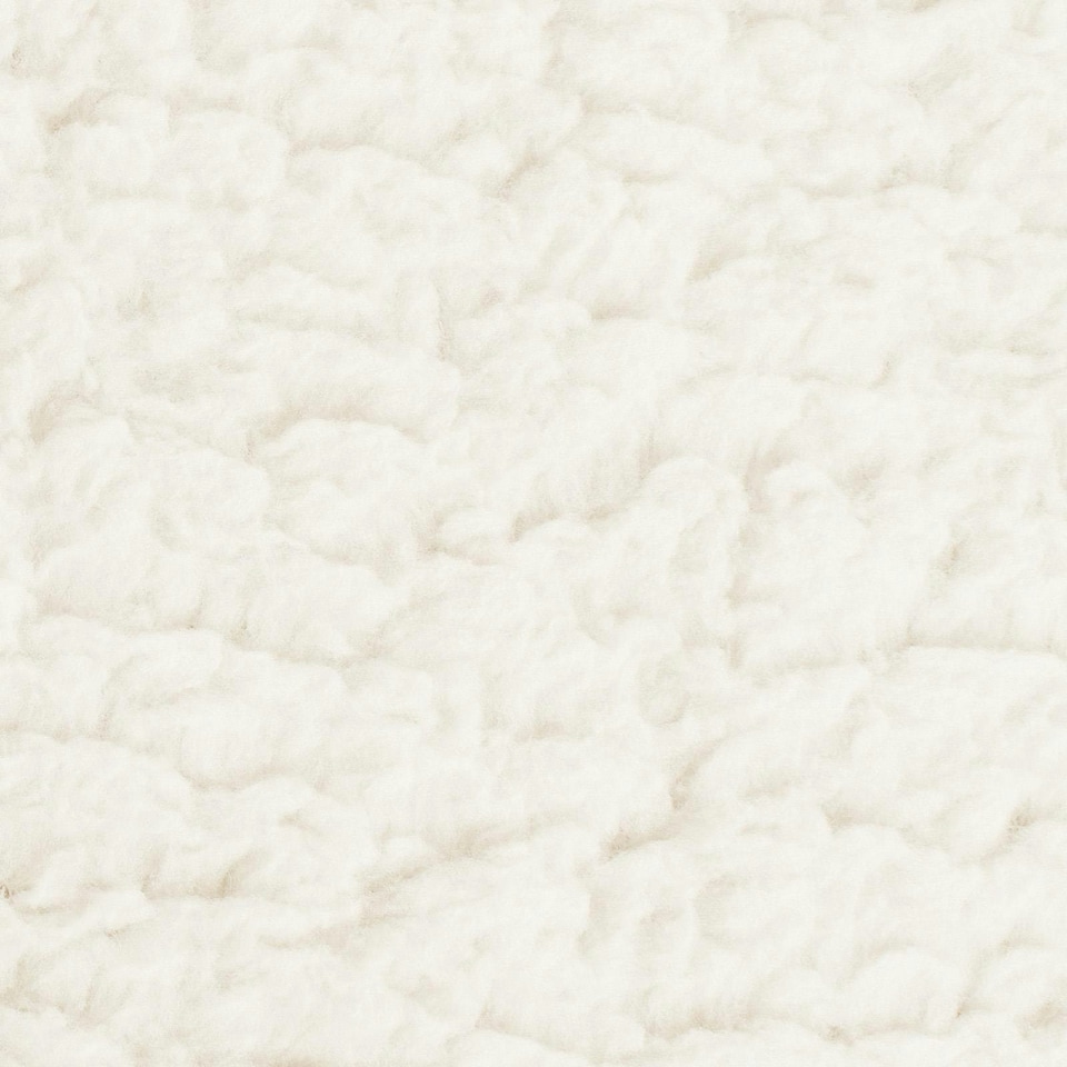 image 1 of OHS Sherpa Fleece Throw Blanket Tassel, 125x150cm - Cream