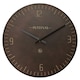 image 1 of Interval Resin Wall Clock 30cm - Umber