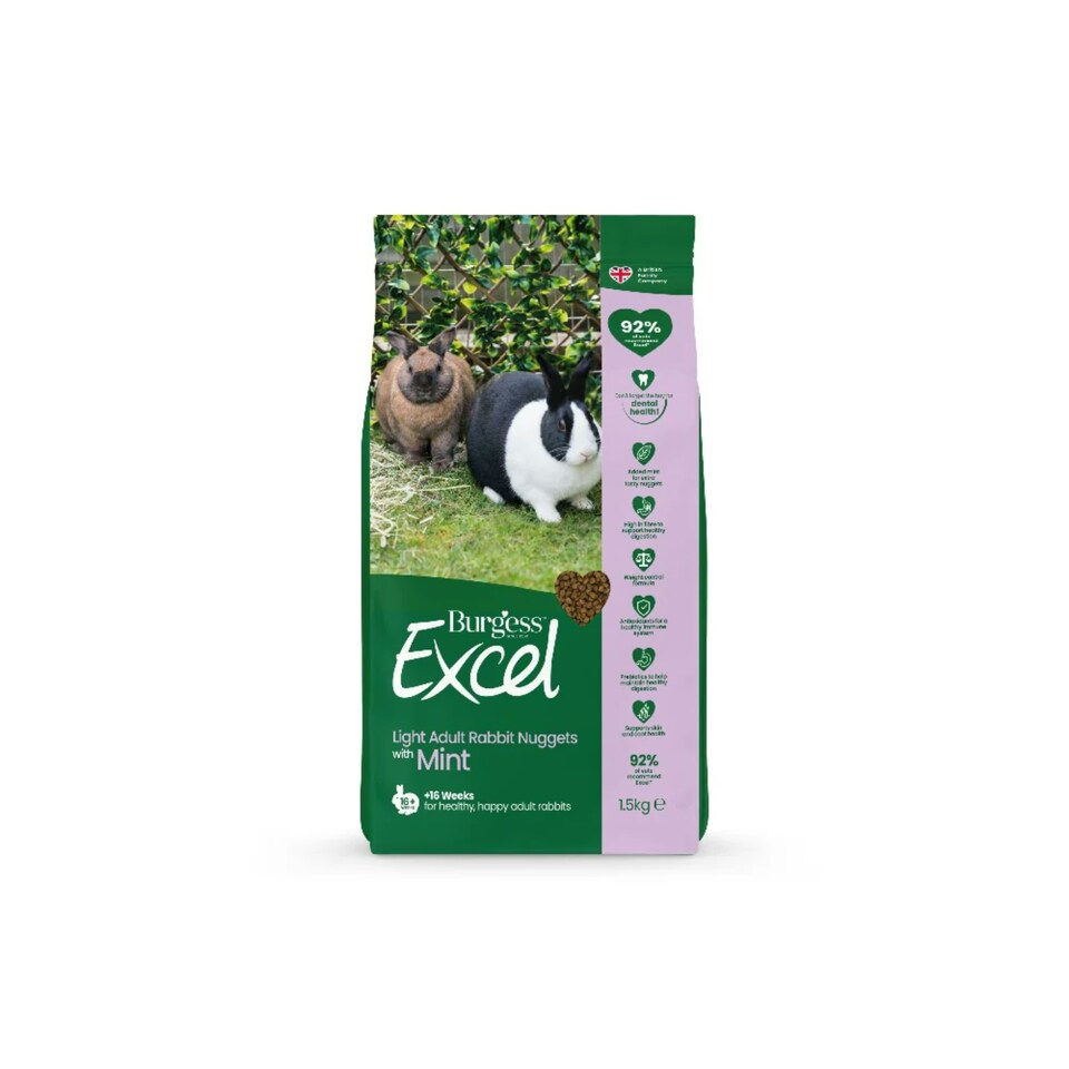 image 1 of Burgess Excel Light Rabbit Nuggets With Mint - 1.5KG
