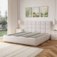 image 3 of Richwood Fabric 180cm Superking Ottoman Bed Frame with Storage - Beige