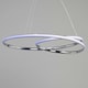 image 3 of BHS Renzo Colour Changing LED Ceiling Pendant, Chrome