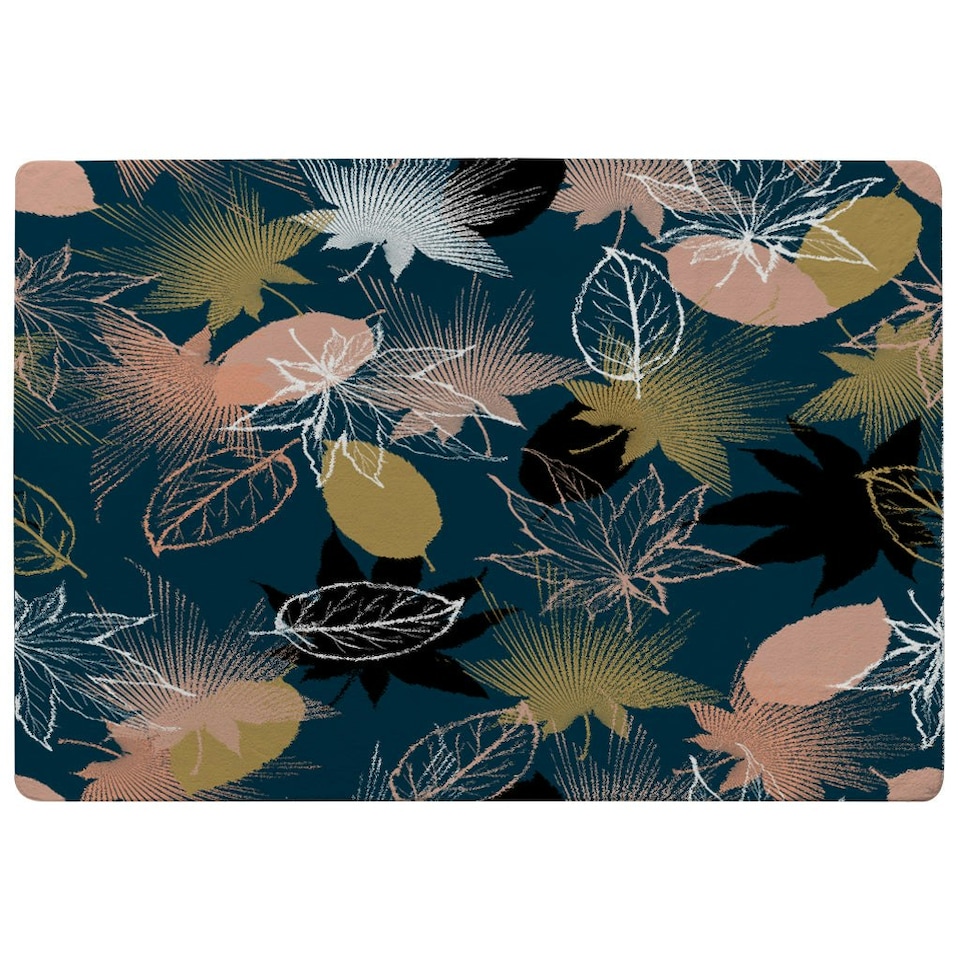 image 1 of Maple Leaves (Rug) Blue | XL: 160x230cm