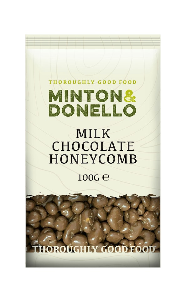 image 1 of Minton & Donello Milk Chocolate Honeycomb Pieces 6 x 100g