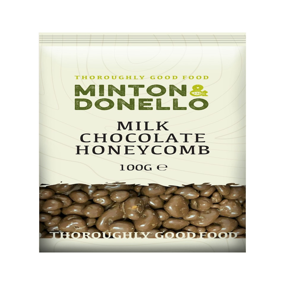 image 1 of Minton & Donello Milk Chocolate Honeycomb Pieces 6 x 100g