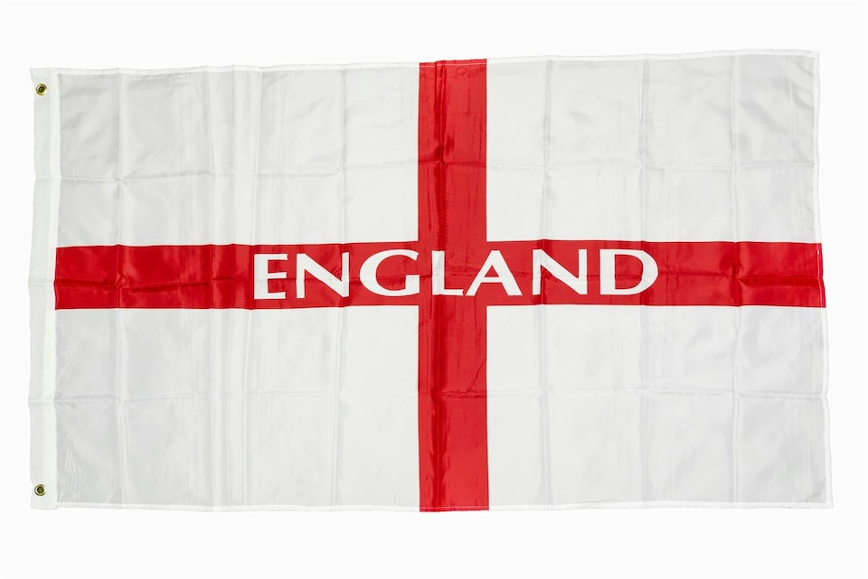 image 1 of 5ft x 3ft England Printed St George Cross National Flag Sporting Events Pub BBQ Decorations | Multi